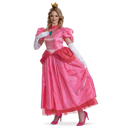 Women's Elevated Super Mario Bros Princess Peach Costume