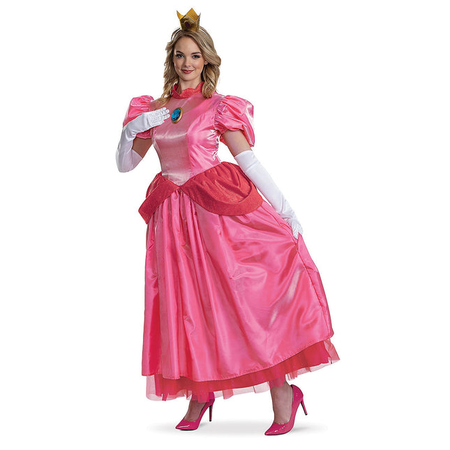 Women's Elevated Super Mario Bros Princess Peach Costume