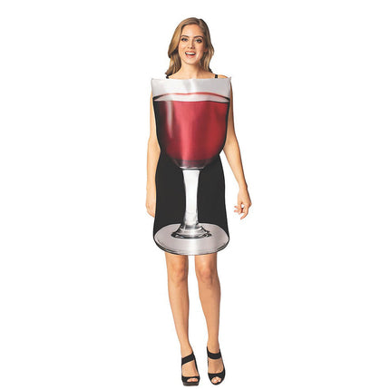Adult Glass of Red Wine Costume