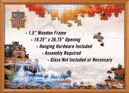 Wood Puzzle Frame 19-1/4"x 26 3/4"