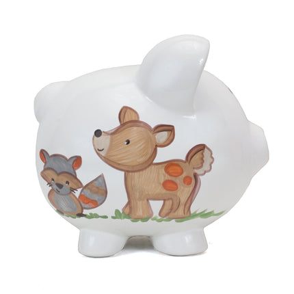 Woodland Large Piggy Bank