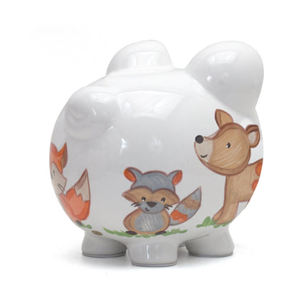 Woodland Large Piggy Bank