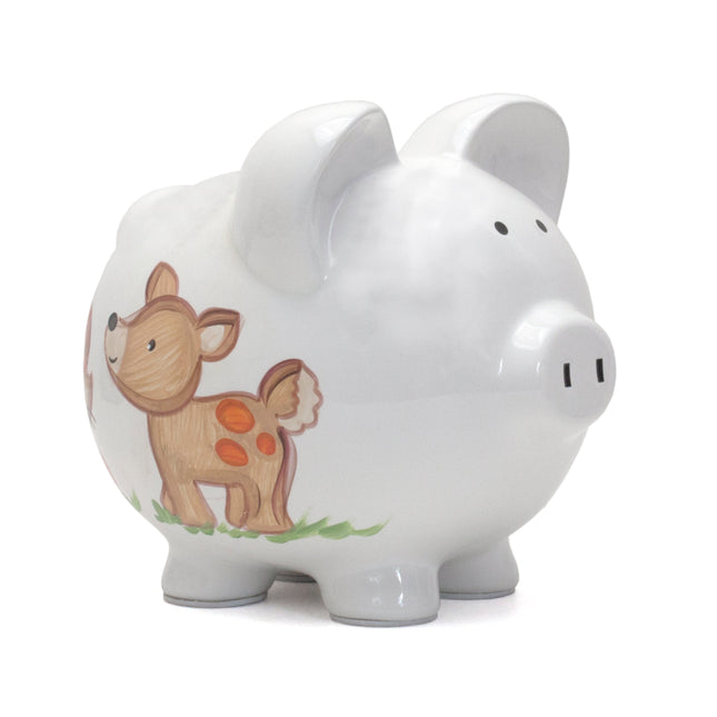 Woodland Large Piggy Bank