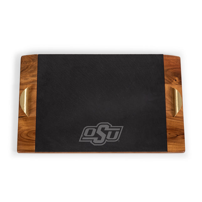 Oklahoma State Cowboys - Covina Acacia and Slate Serving Tray