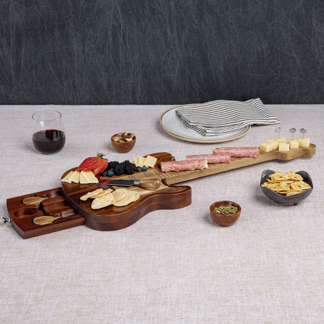 Guitar Legend Cheese Board & Tools Set