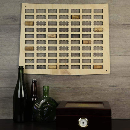 Wyoming Wine Cork Map