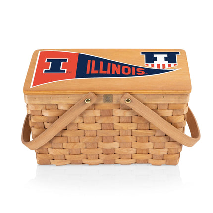 Illinois Fighting Illini - Poppy Personal Picnic Basket