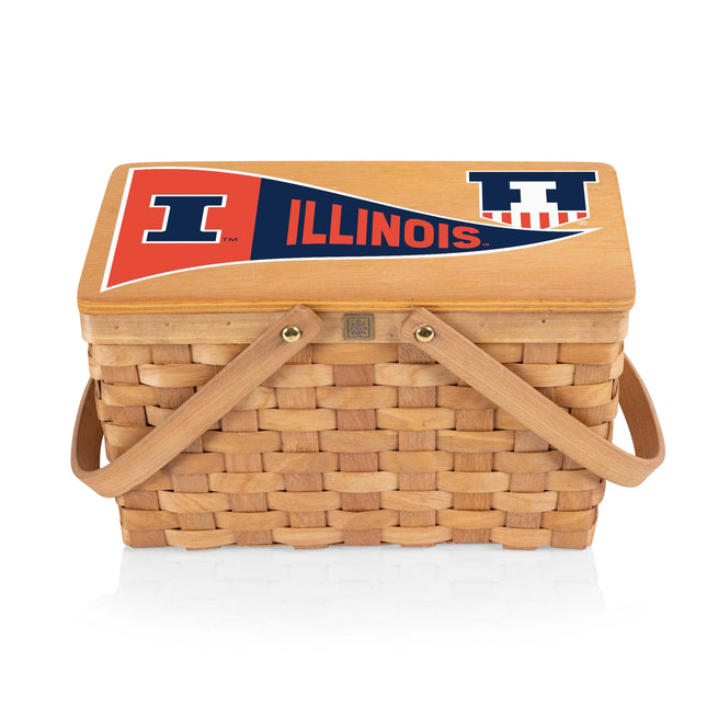 Illinois Fighting Illini - Poppy Personal Picnic Basket