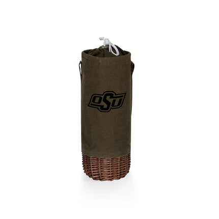 Oklahoma State Cowboys Malbec Insulated Canvas Wine Bottle Basket