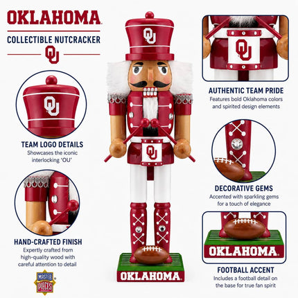 Oklahoma Sooners - Collectible Nutcracker