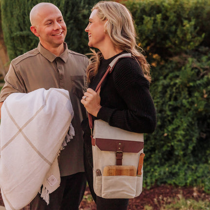 2-Bottle Insulated Wine & Cheese Cooler Tote