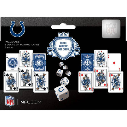 Indianapolis Colts - 2-Pack Playing Cards & Dice Set