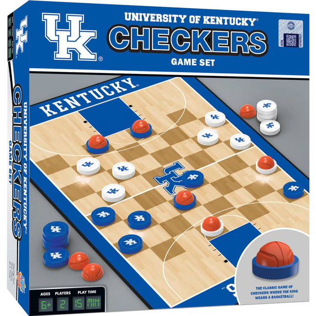 Kentucky Wildcats Checkers Board Game