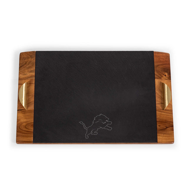 Detroit Lions - Covina Acacia and Slate Serving Tray