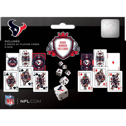 Houston Texans - 2-Pack Playing Cards & Dice Set