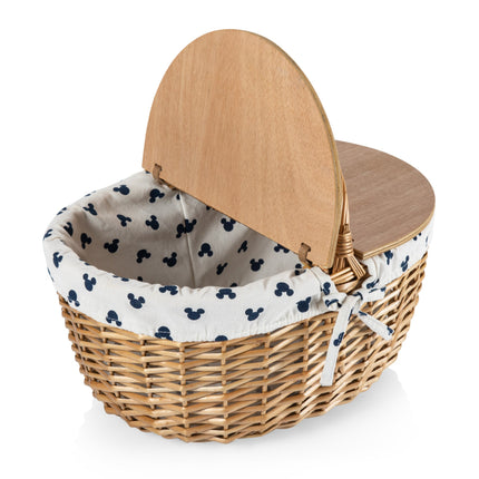 Mickey Mouse Silhouette - Country Picnic Basket