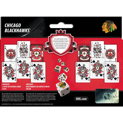 Chicago Blackhawks - 2-Pack Playing Cards & Dice Set