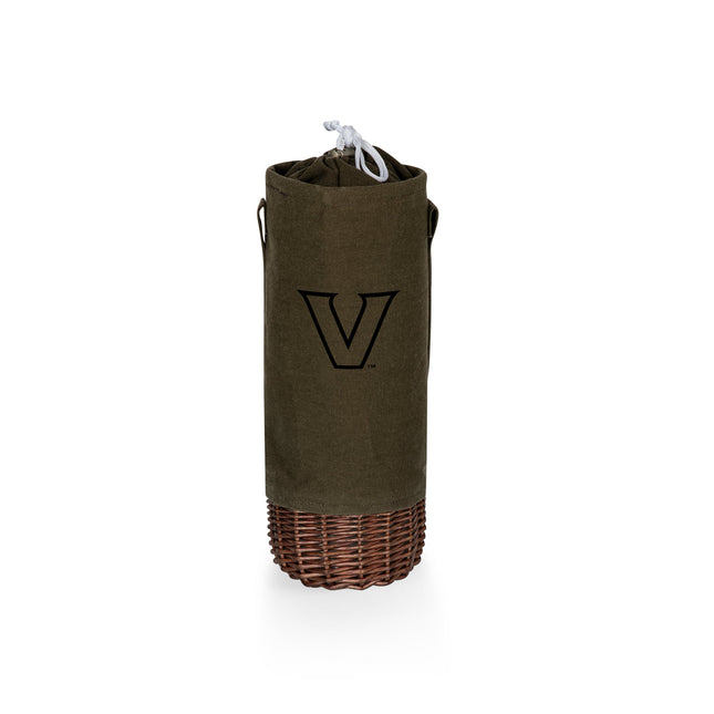 Vanderbilt Commodores Malbec Insulated Canvas Wine Bottle Basket