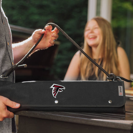 Atlanta Falcons - BBQ Roll Up 3 Piece Set