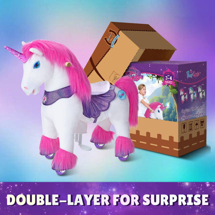 Model Y® Unicorn Ride-On Toy Age 3–4 – Pink/Purple