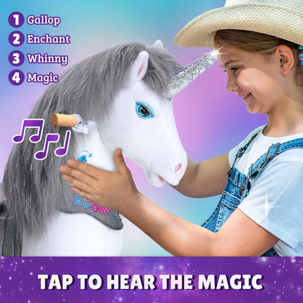 Model Y® Unicorn Ride-On Toy Age 3–4 – Grey