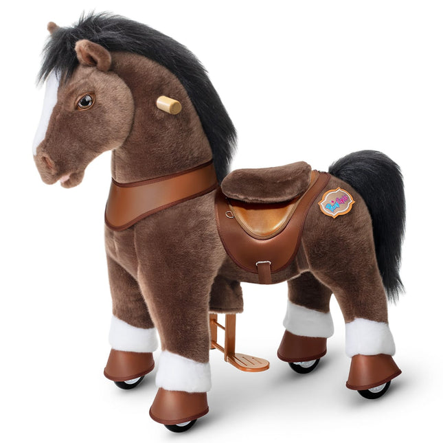 Model Y® Horse Ride-On Toy Age 3–4 – Chocolate Brown