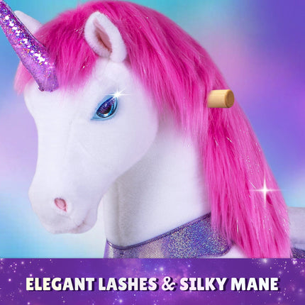 Model Y® Unicorn Ride-On Toy Age 4–7 – Pink/Purple