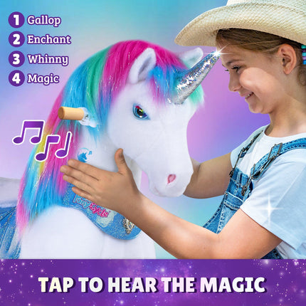 Model Y® Unicorn Ride-On Toy Age 4–7 – Rainbow