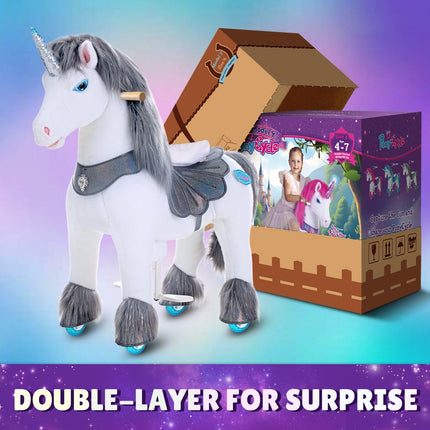 Model Y® Unicorn Ride-On Toy Age 4–7 – Grey