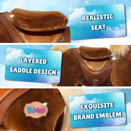 Model Y® Horse Ride-On Toy Age 4–7 – Brown