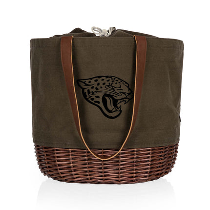 Jacksonville Jaguars - Coronado Canvas and Willow Basket Tote