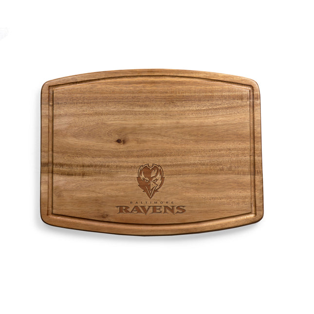 Baltimore Ravens - Ovale Acacia Cutting Board