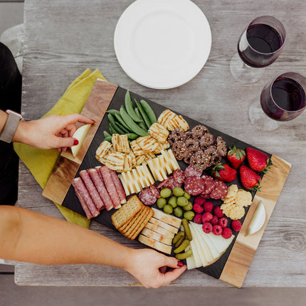 Covina Acacia and Slate Serving Tray