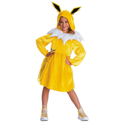 Kids Pokemon Jolteon Hooded Dress Costume