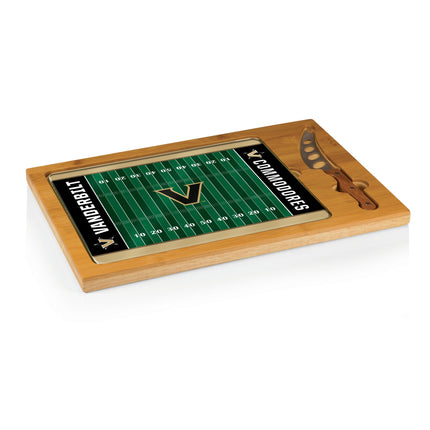 Vanderbilt Commodores Football Field Cutting Board & Knife Set