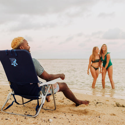 Rhode Island Rams - Monaco Reclining Beach Backpack Chair