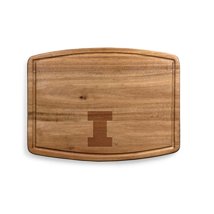 Illinois Fighting Illini - Ovale Acacia Cutting Board