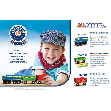 Lionel - Santa Fe Cargo Toy Train Set