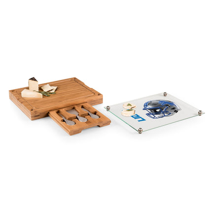 Detroit Lions - Concerto Glass Top Cheese Cutting Board & Tools Set