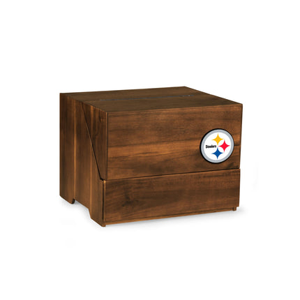 Pittsburgh Steelers Madison Acacia Tabletop Bar Set