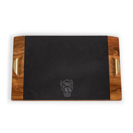 NC State Wolfpack - Covina Acacia and Slate Serving Tray