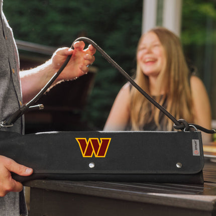 Washington Commanders - BBQ Roll Up 3 Piece Set