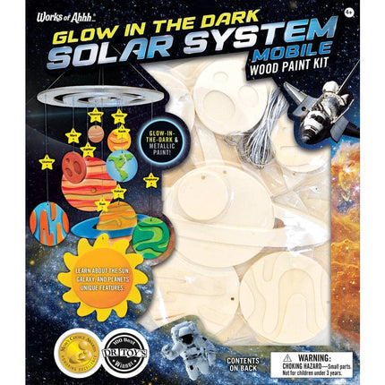 NASA - Solar System Mobile Wood Craft & Paint Kit