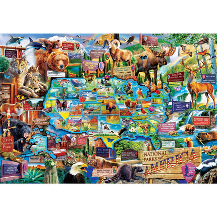 Signature - USA National Parks 1500 Piece Jigsaw Puzzle