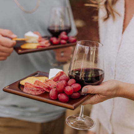 Rectangle Wine Appetizer Plate Set of 4