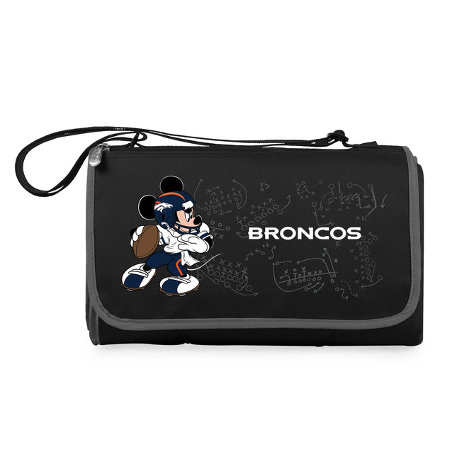 Denver Broncos Blanket Tote Outdoor Picnic Blanket