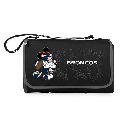 Denver Broncos Blanket Tote Outdoor Picnic Blanket